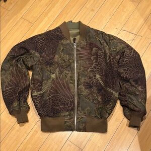 Ralph Lauren RRL Olive Eagle Reversible Flight Jacket
